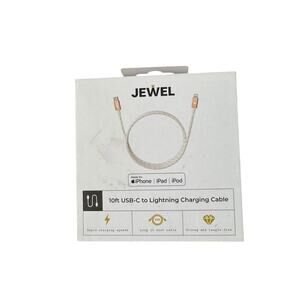 10 ft USB to C lightning charging cable